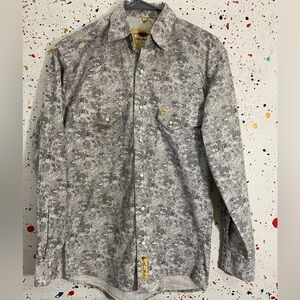 Larry Mahan Western Floral Snap Up Men's Small